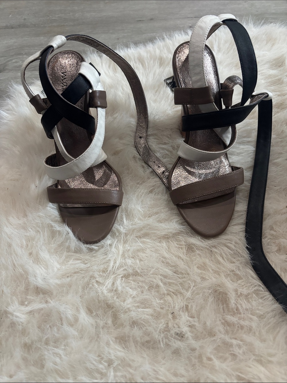 Matisee Women's Multi-Color Strappy Sandals - Neutral/Taupe